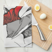 Tango-Romance Theedoek (Quarter Fold)