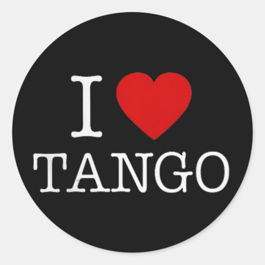 TANGO RONDE STICKER (Voorkant)