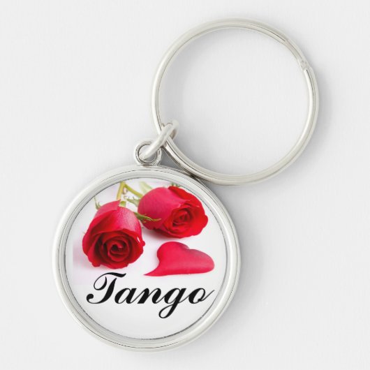 Tango rosa sleutelhanger (Voorkant)