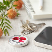 Tango rosa sleutelhanger (Zijkant)