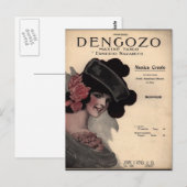 Tango Sheet Music Briefkaart (Voorkant / Achterkant)