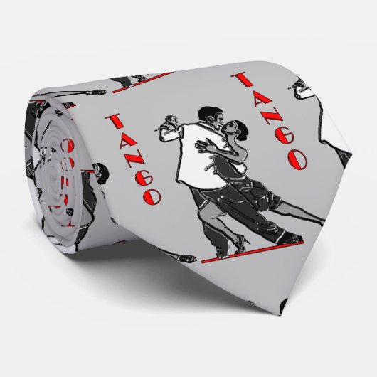 tango stropdas modern chroom (Opgerold)