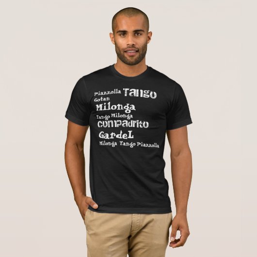 Tango T-shirt (Voorkant volledig)
