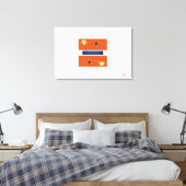 Tango Tango Canvas Afdruk (Insitu (Slaapkamer))