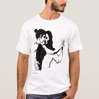 Tango-tekening T-shirt