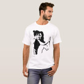 Tango-tekening T-shirt (Voorkant volledig)