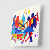 Tango wandklok (Hoek)