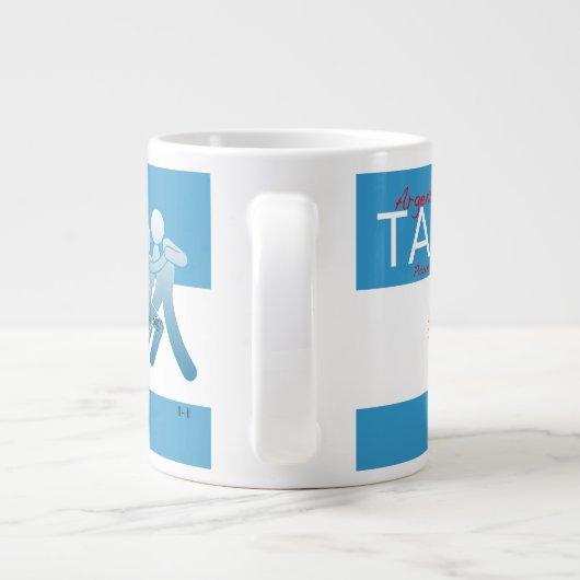 Tango, zoals in Life - A Tango Haiku (Cabeceo) Grote Koffiekop (Achterkant)