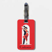 Tangodansers Thunder_Cove Bagagelabel (Achterkant verticaal)