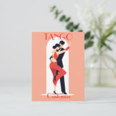 Tangodansers Thunder_Cove Briefkaart (Staand voorkant)