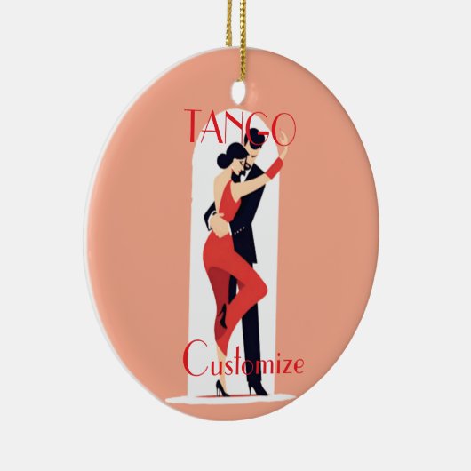 Tangodansers Thunder_Cove Keramisch Ornament (Rechts)