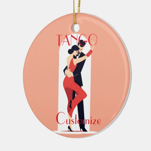 Tangodansers Thunder_Cove Keramisch Ornament (Links)