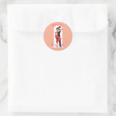 Tangodansers Thunder_Cove Ronde Sticker (Tas)