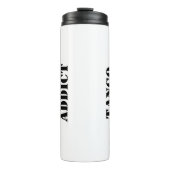 Tangoverslaafde Tanguero Argentijnse Tango Thermosbeker (Voorkant)