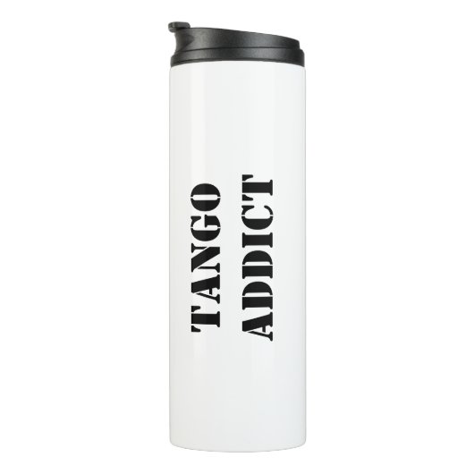 Tangoverslaafde Tanguero Argentijnse Tango Thermosbeker (Geroteerd rechts)