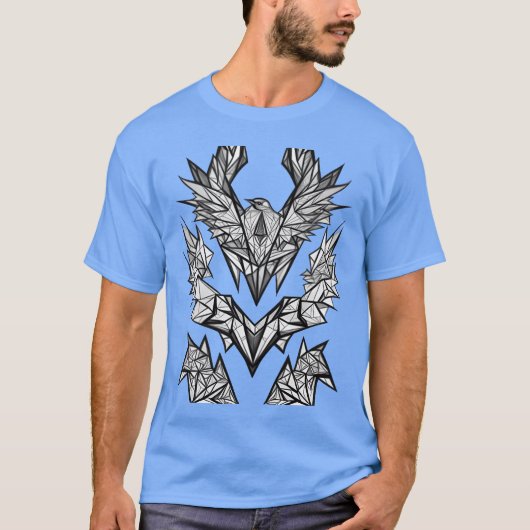 Tangram Bird T-shirt (Voorkant)
