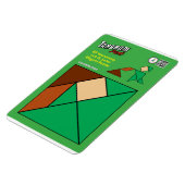 Tangram eigenzinnige elf magneet - stofzuigen (Linkerzijde)