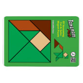 Tangram eigenzinnige elf magneet - stofzuigen (Horizontaal)