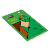Tangram eigenzinnige elf magneet - stofzuigen (Rechterzijde)