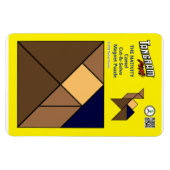 Tangram Geboorte Magneet - Kameel (Horizontaal)