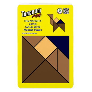 Tangram Geboorte Magneet - Kameel