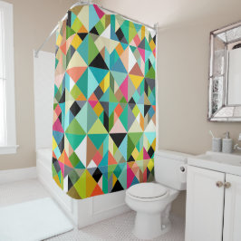 tangram geo multi douchegordijn