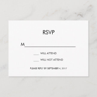 Tangram Heart Wedding RSVP-kaart Black Gold Silver RSVP Kaartje