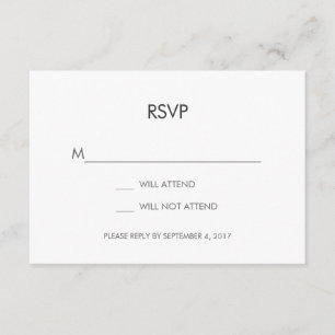 Tangram Heart Wedding RSVP-kaart RSVP Kaartje