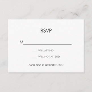 Tangram Heart Wedding RSVP-kaart RSVP Kaartje