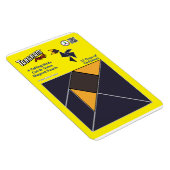 Tangram magneet puzzel - 4 Vogels (Rechterzijde)