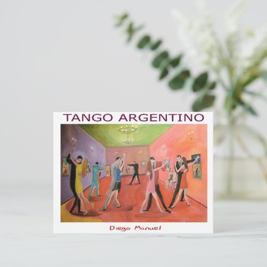 Tangueria 5 briefkaart (Staand voorkant)