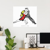Tangueros Characters Tango Poster (Thuiskantoor)