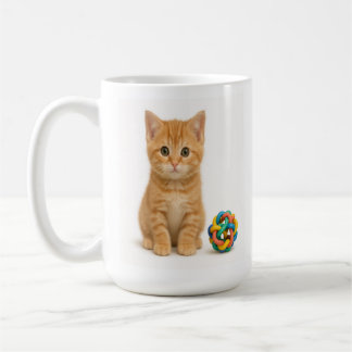 Tangy Trouble - Oranje Tabby Kitten Koffiemok