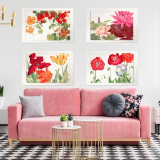 Tanigami Konan  Flower Collectie Muurkunst Sets