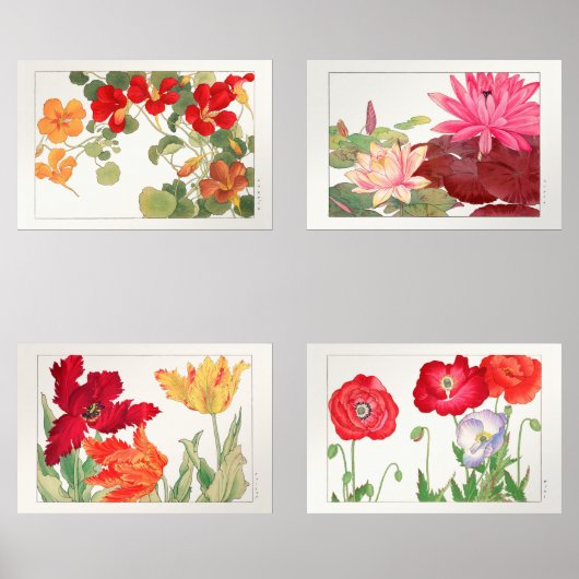 Tanigami Konan  Flower Collectie Muurkunst Sets (Voorkant)