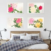 Tanigami Konan Roos Flower Collectie Muurkunst Sets (Slaapkamer)