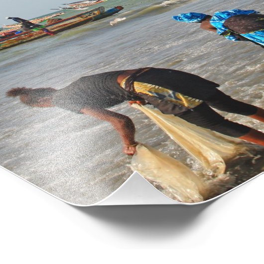 Tanji, Gambia Foto Afdruk (Hoek)