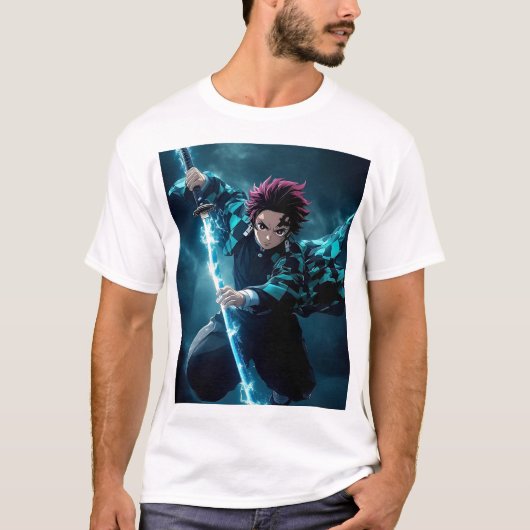 Tanjiro anime manga t-shirt (Voorkant)