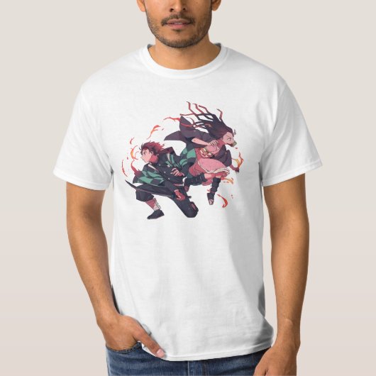 Tanjiro art kamado t-shirt (Voorkant)
