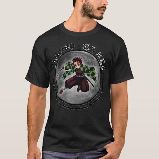 Tanjiro Demon Slayer Kimetsu No Yaiba T-Shirt (Voorkant)
