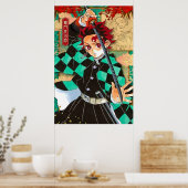 Tanjiro Demon Slayer Manga Poster (Keuken)