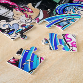 Tanjiro Kamado Blue Legpuzzel (Zijkant)