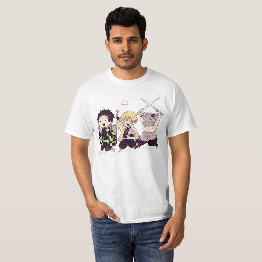 Tanjiro kamado humor t-shirt (Voorkant volledig)