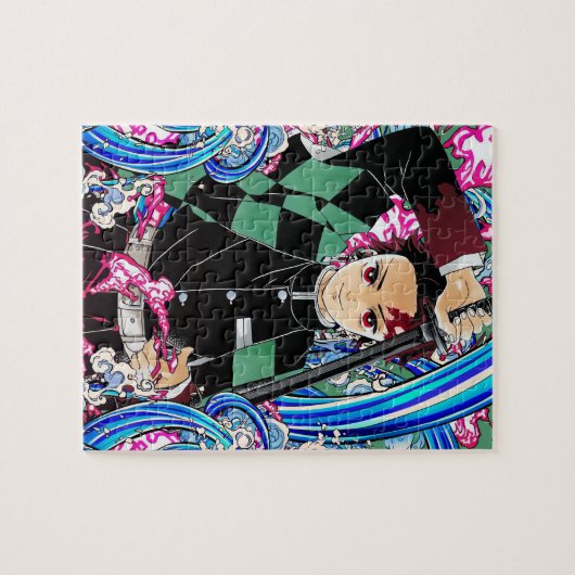 Tanjiro Kamado Legpuzzel (Horizontaal)