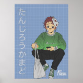 Tanjiro Kamado Poster (Voorkant)