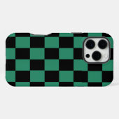 Tanjiro kimono patroon, demonendoder iPhone hoesje (Achterkant horizontaal)