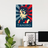 Tanjiro Poster (Thuiskantoor)