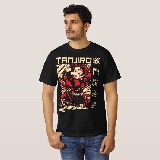 Tanjiro T-shirt (Voorkant volledig)