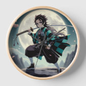 Tanjiro-wandklok (Voorkant)