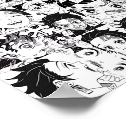 Tanjirou Demon Slayer Kimetsu no Yaiba Poster (Hoek)
